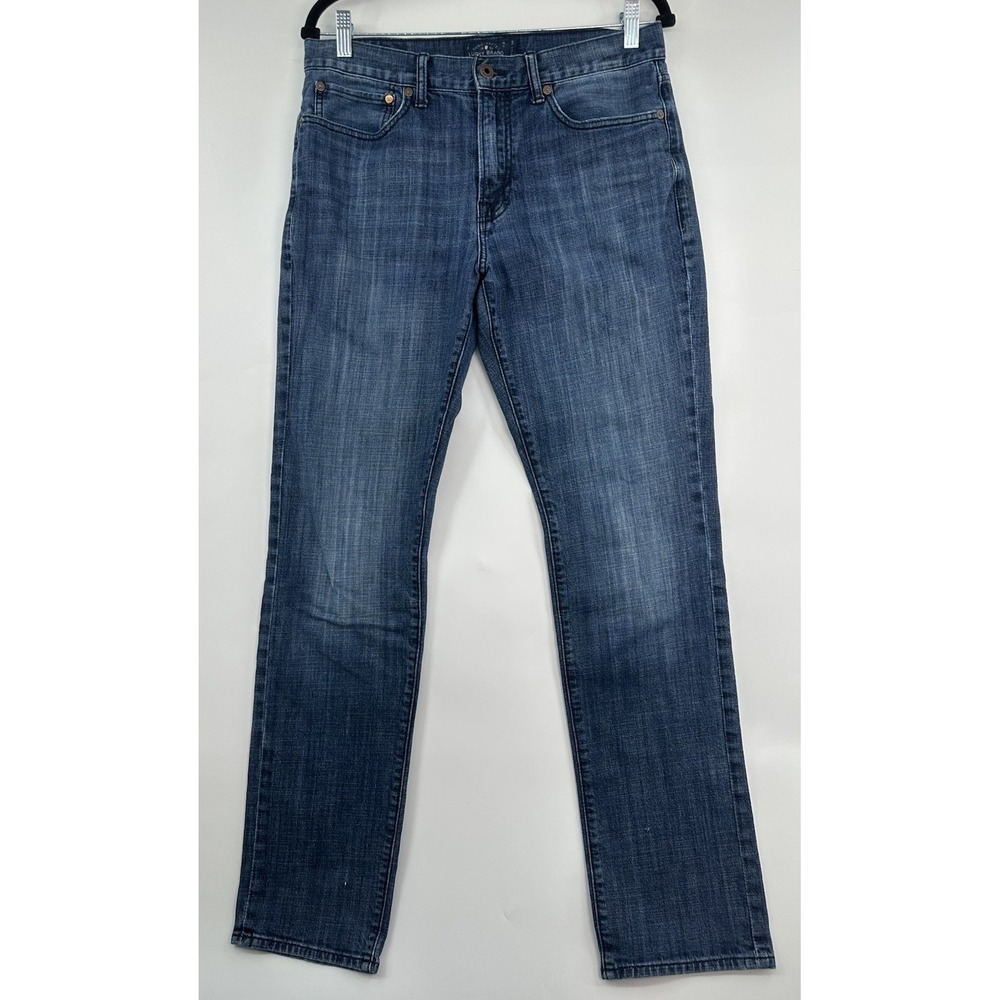 Lucky Brand Men's 121 Heritage Slim Jeans 32x34 Dark Wash Stretch Denim